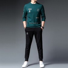 CA9821钱塘2020-2秋冬季时尚休闲帅气中青年男士套装货稳P160，男装休闲套装，钱塘207-2