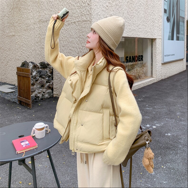 25冬新品毛衣+90羽绒马甲两件套5563-P285-K428,女装套装/套裙,2C305