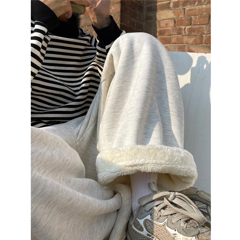 冬季保命神裤~加绒加厚保暖直筒裤休闲棉裤XZ502-K777-P65控95，男装棉裤，星座502