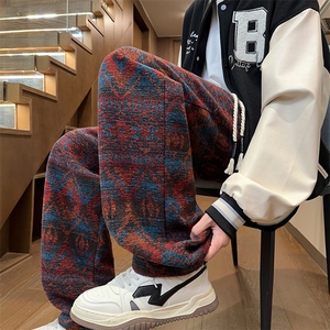 现货09潮民族风宽松直筒休闲裤复古休闲裤XZ211-1-K2445-P60