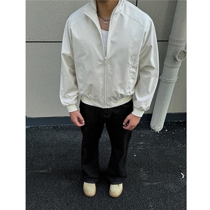 网图 秋装 三防立领夹克衫男美式复古运动外套棒球服 H1123 特P48图片