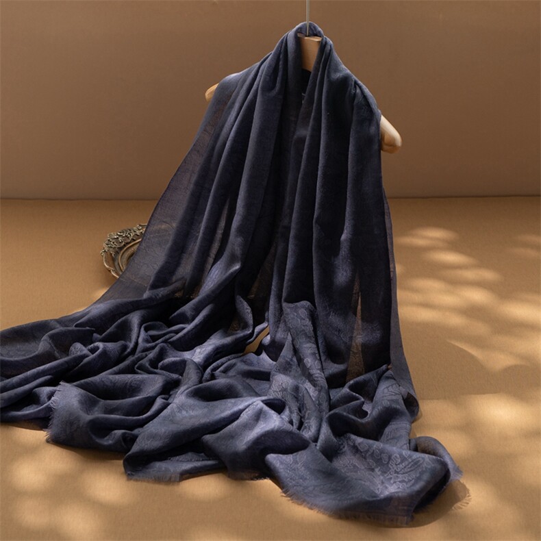 纯山羊绒200支水溶围巾薄如蝉翼轻揉亲肤云朵触感围巾披肩，围巾，江帆羊绒