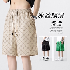 夏季休闲满布印花休闲百搭舒适休闲五分裤DK280特批17，男装休闲裤，星座718-1