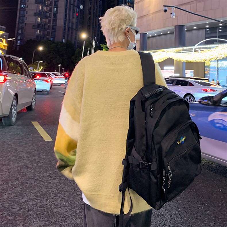 毛衣男女秋装ins慵懒风bf复古套头针织衫MY5631-P58,男装针织衫/毛衣,星座308B-2