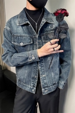 美式复古男士复古做旧工装牛仔夹克A368-NJ8628-P108，男装夹克，电商A368