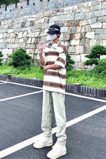 美式ins高街纯黑色直筒牛仔裤货号K659P50，男装牛仔裤，电商A063