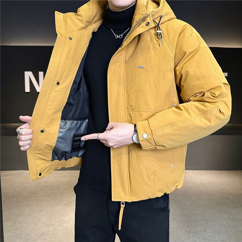 标50绒工装连帽男士羽绒服冬季2025新款防寒服A313-3320-P225,男装羽绒服,电商A313