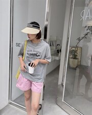 夏新款纯色印花T，其它，主品