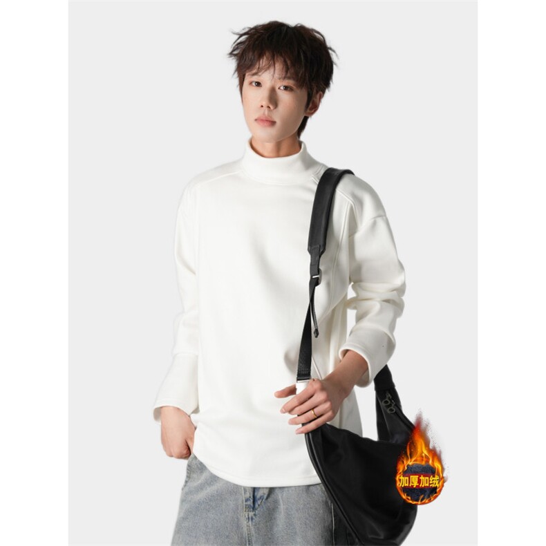 TXDD018-P45加绒加厚冬季长袖T恤男打底衫，男装T恤，星座712A-1