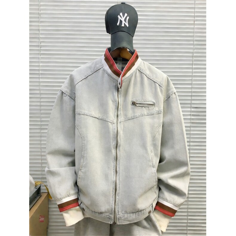 春秋美式复古cleanfit牛仔外套男高级感痞帅工装夹克JK89644-p79,男装工装外套,星座1008