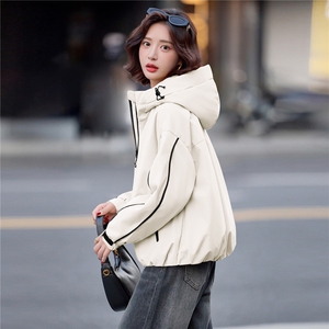档口现货2025年冬季休闲/淑女新款女装休闲棉衣外套派克服图片
