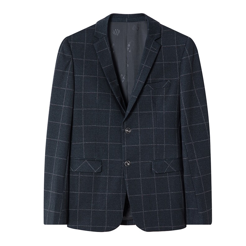 休闲青年春秋款西装修身男士西服套装两件套礼服上衣ASD8965-P285图片