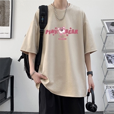 麂皮绒短袖t恤男大码半袖男大皂风JD82329-P25，男装T恤，电商A040