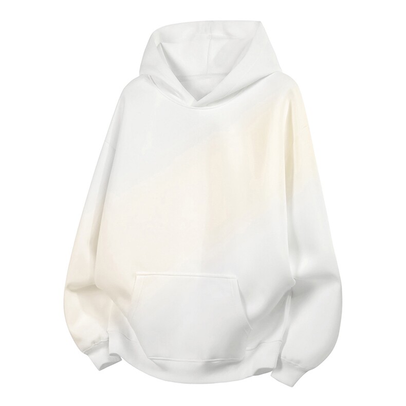 无帽绳版二开秋冬美式高街重磅曼巴棉纯色连帽卫衣外套X056，男装卫衣，电商A486-1