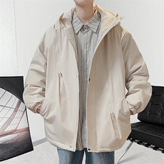 冬季加厚冲锋衣男防水棉衣连帽情侣棉服大码棉袄A266-MY6160-P75，男装棉衣，电商A266