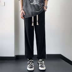 2023夏季日系潮牌大码卫裤男ins休闲时尚百搭运动束脚裤，男装休闲裤，星座1905A（原电商B343）