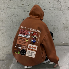 抖音供货、复合重磅360克现货连帽卫衣宽松D223A-WY2377-特P35，男装卫衣，电商019-1