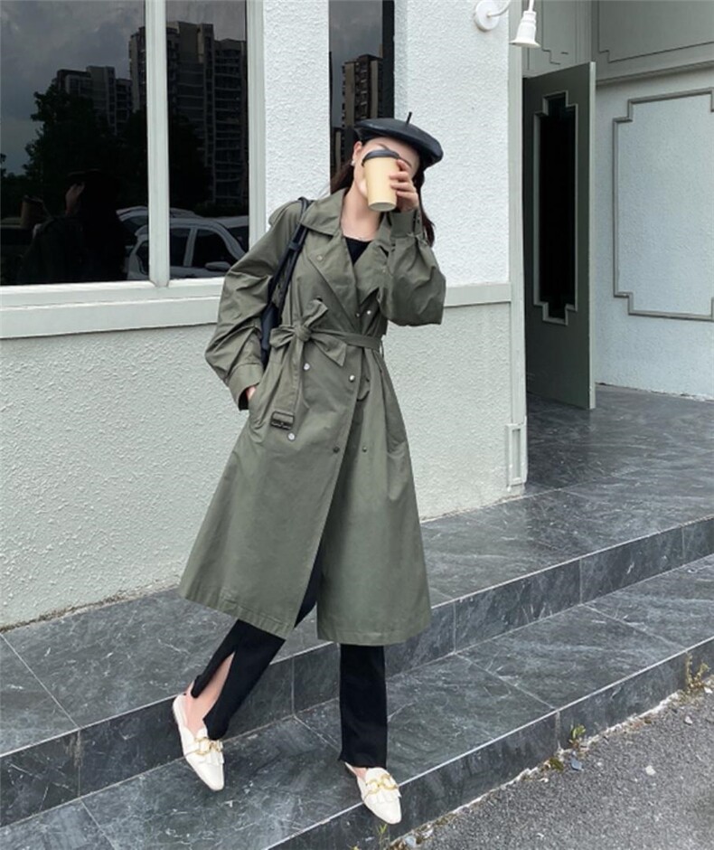香丽迪秋装新款风衣外套,女装风衣,香丽迪1