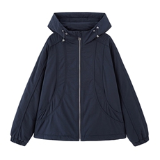 2025年冬季休闲连帽派克服，女装派克服，文熹诺