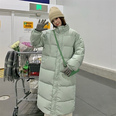 时尚保暖女款长款羽绒服轻薄显瘦冬季必备单品，女装羽绒服，灵力轩