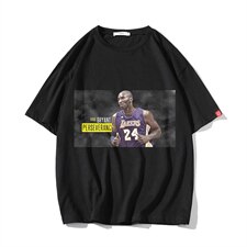 2021夏季砖墙日系大码男黑曼巴纪念版科比短袖印花T恤T1066-P25，男装T恤，电商A001