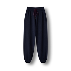 2025年秋季新款系绳针织休闲裤时尚休闲通勤百搭，女装休闲裤，致织羊绒