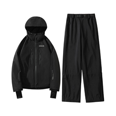 抗寒加绒大码男女防水单板滑雪服套装HF88+K1002J加绒-P270控388，男装休闲套装，电商A001