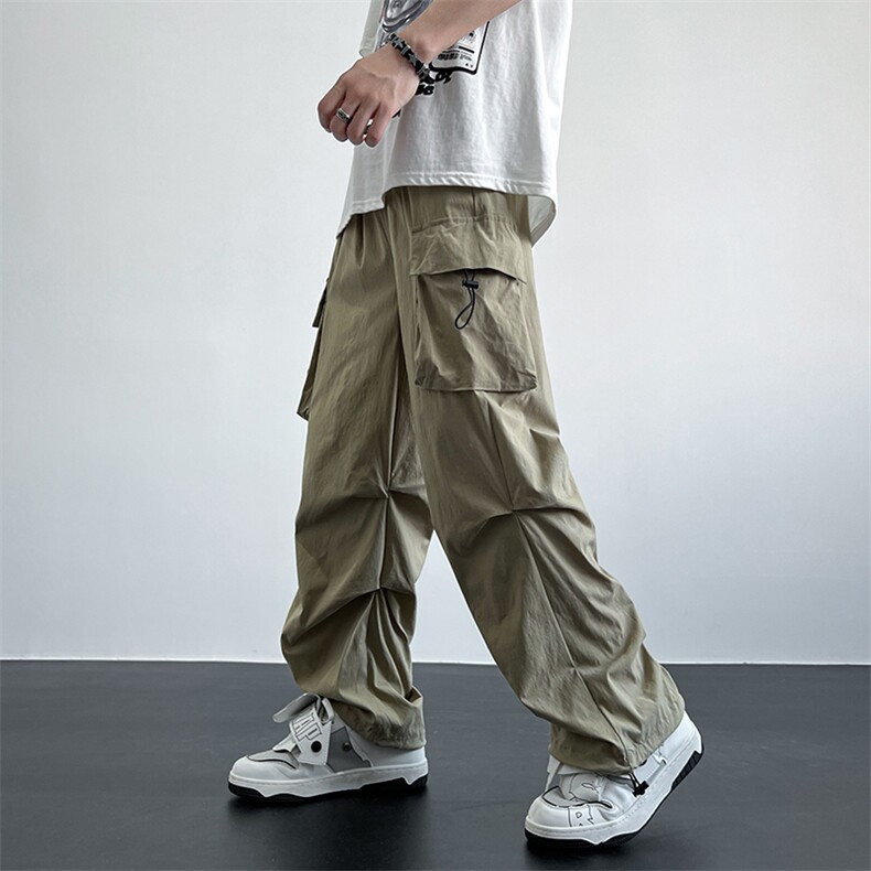美式hiphop高街宽松弹力工装ins休闲裤货号K2301P55,男装休闲裤,电商A063