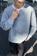潮流宽松假两件卫衣潮牌休闲上衣A161-MT-2601-P45，男装卫衣，电商A161