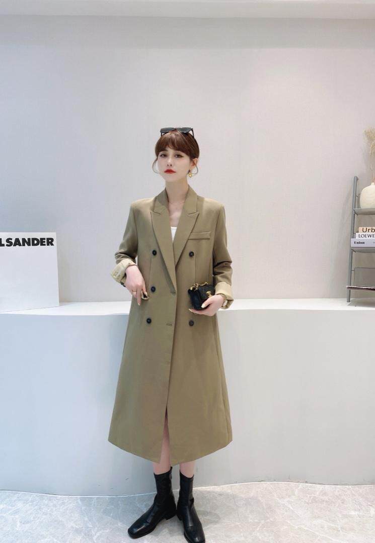 现货/韩系长款西装外套档口主推，女装西装，HEMAIXI 和麥熙