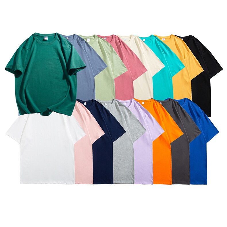 240克重磅短袖T恤直播品质14色T恤宽松版型特P19，男装T恤，星座1408-1