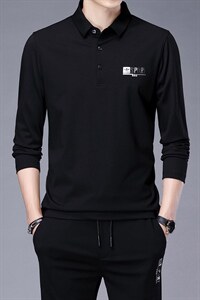 中年男士黑色休闲服运动套装2023春秋季新款中老年爸爸装套头卫衣图片