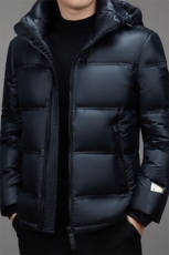 亮面男士羽绒服男2024冬季新款加厚保暖防水免洗连帽外套，男装羽绒服，电商B212（原钱塘6029）