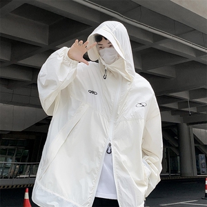 F330-P45 2024夏季新款机能连帽防晒服轻薄凉感户外运动夹克 现货图片