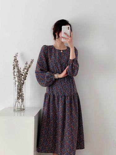 印花连衣裙，女装连衣裙，FMV