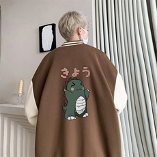 摇粒绒棒球服男大码开衫卫衣男夹克BF86037-P65，男装夹克，电商A040
