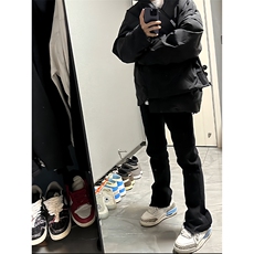 菱形格羽绒棉服男款轻薄cleanfit美式高街立领工装外套Y133/P99，男装羽绒服，星座506A