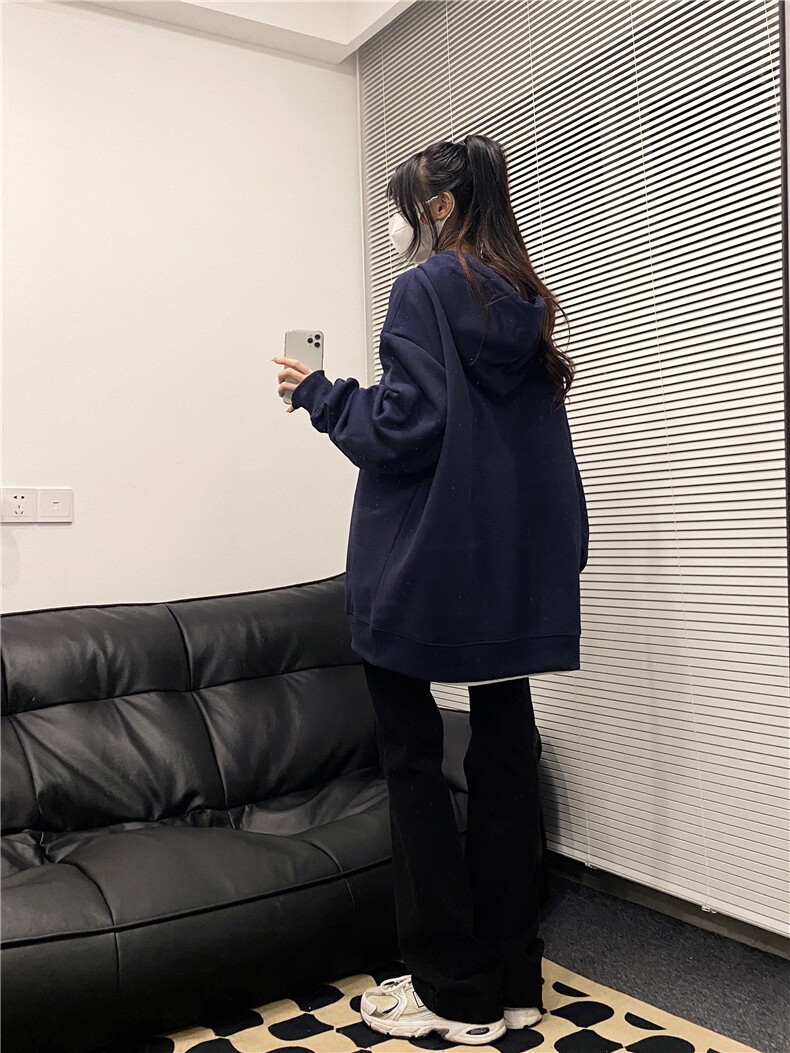 美式复古连帽重磅卫衣基础款休闲宽松oversize,男装卫衣,星座310A-4