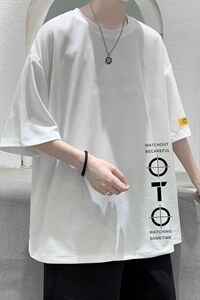 HT73114-P22 华夫格t恤男短袖男大码五分袖 大皂风图片