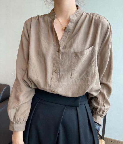 欧韩衬衫新款，女装衬衫，简单小珍