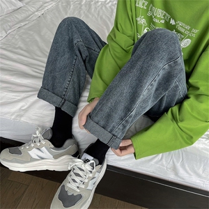 大货可主推!牛仔裤男士ins百搭休闲直筒长裤   A080-9231-P30控48图片