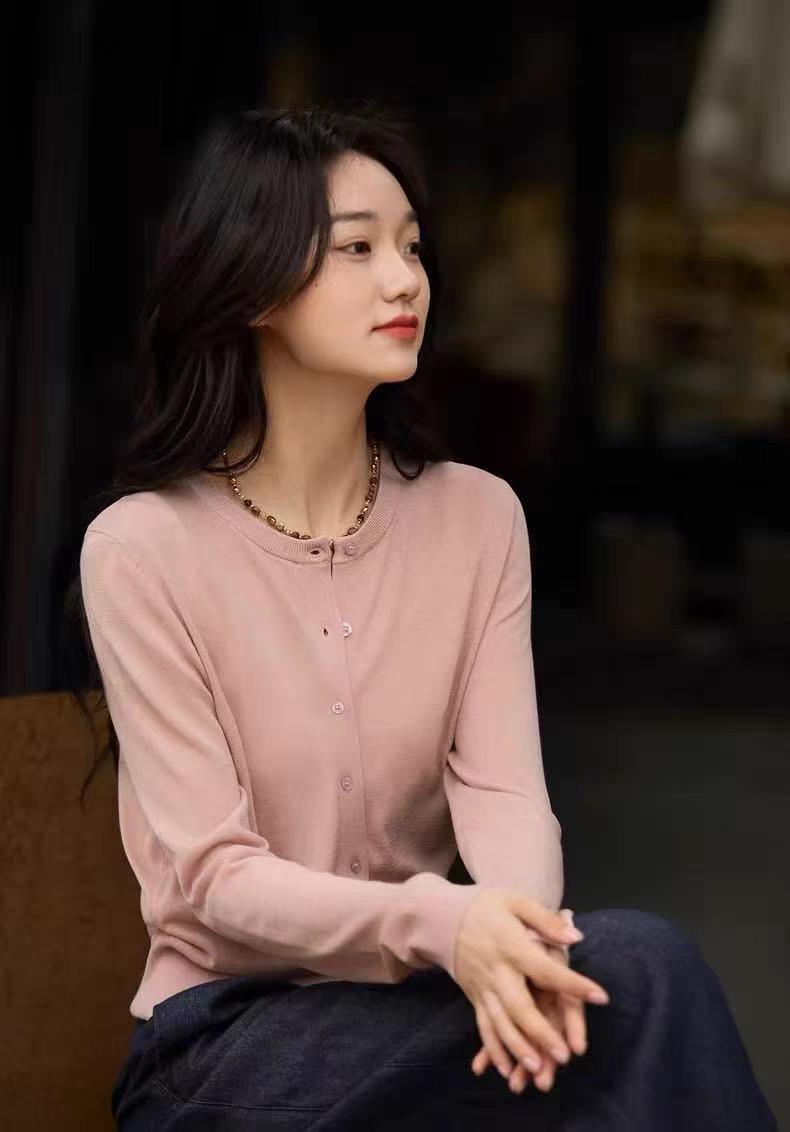 大码夏季胖MM韩系小众设计感显瘦上衣,针织衫/毛衣,更慕羊绒
