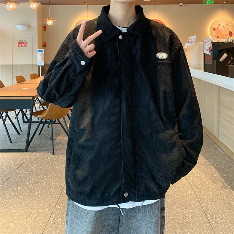A799-P52美式复古灯芯绒外套男士2024秋季新款潮牌宽松夹克上衣,男装夹克,星座512-6