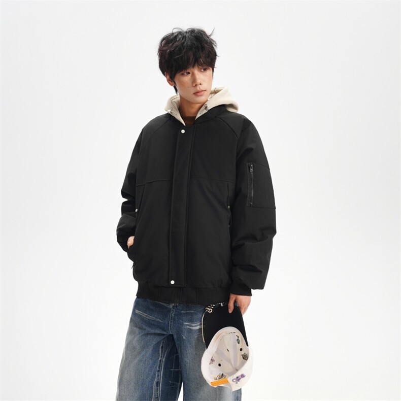 904-2-5567-P95冬季假两件连帽棉衣男女多色棉服加厚保暖,男装棉衣,星座904-2