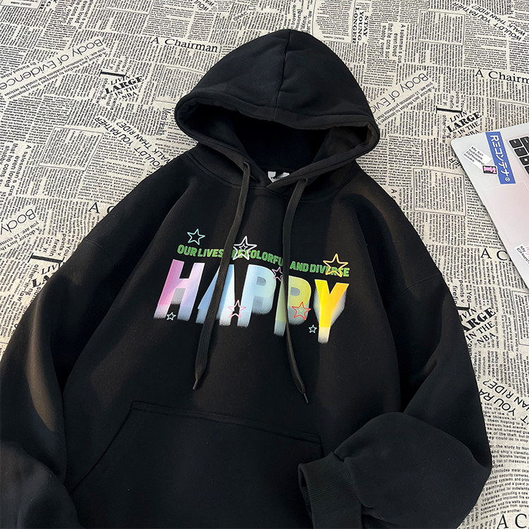 420克华棉复合银狐绒连帽印花加绒卫衣有版权1611B-WY01-P65,男装卫衣,星座1611B
