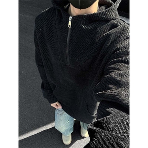 银丝雪尼尔连帽卫衣男 cp116-特p：55图片