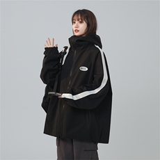 JK9012/P70春装新款两面服中性风夹克男防水冲锋衣宽松外套两面穿，男装夹克，电商A141