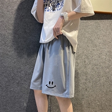 MK37204-P15冰丝短裤男士大码宽松休闲五分裤男运动中裤，男装休闲裤，电商A040