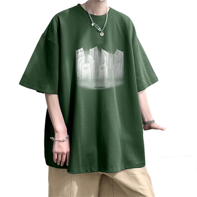 230g重磅纯棉!夏季短袖t恤男半袖男NT147-P25,男装T恤,电商B367
