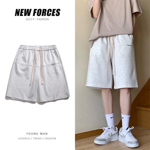 抖音得物唯品品质 2025女模新品纯色运动裤夏装短裤卫裤DK07P45图片
